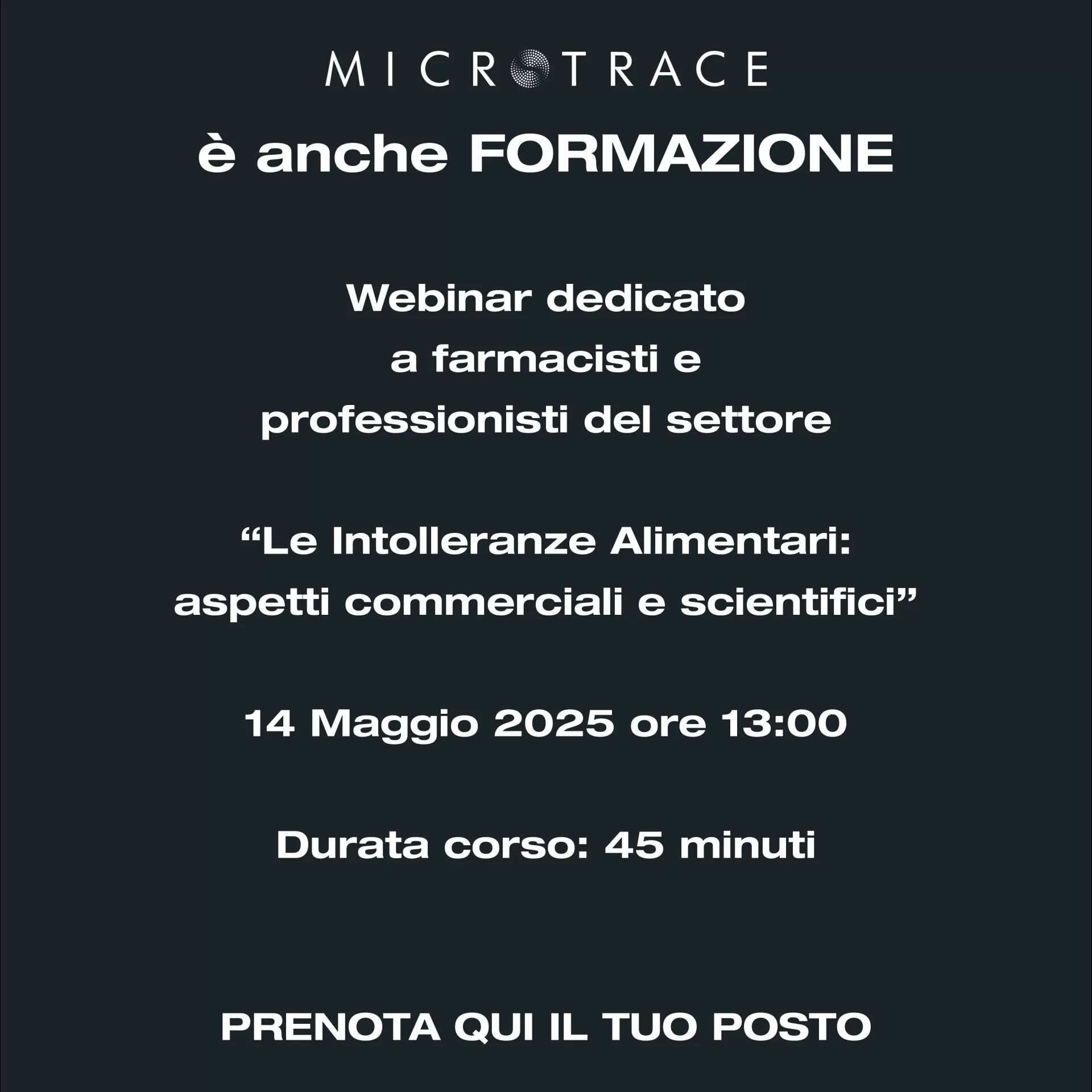 Formazione di Maggio
